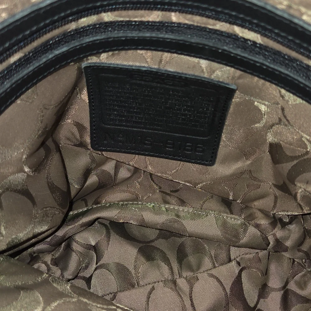 Coach Vintage Soho Legacy 9186 2001 Black Leather Bucket Bag $390 Retail GUC - Picture 11 of 16